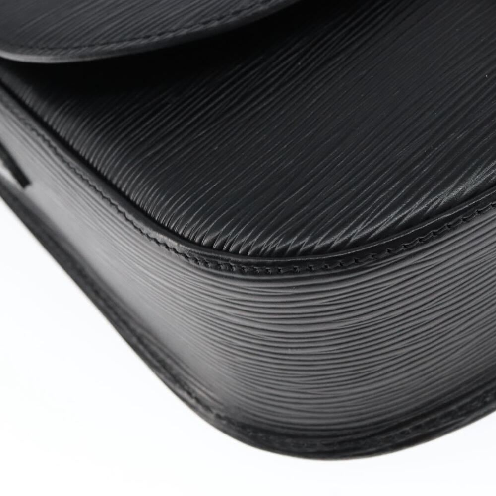 LOUIS VUITTON Epi Saint Cloud GM Shoulder Bag Black Noir M52192 LV Auth 149184 - Picture 15 of 16